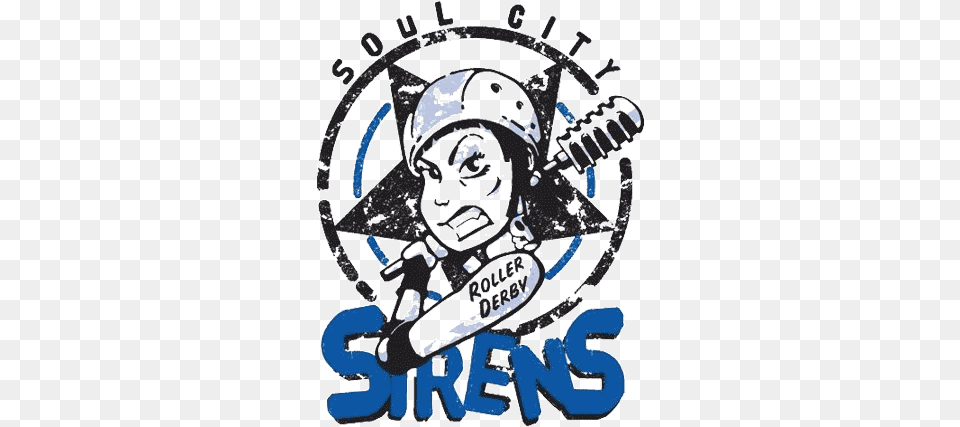 Soul City Sirens, Logo, Machine, Spoke, Face Png