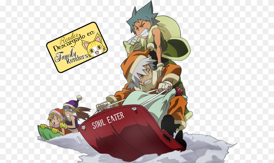 Soul Eater Merry Christmas, Book, Comics, Publication, Baby Free Png