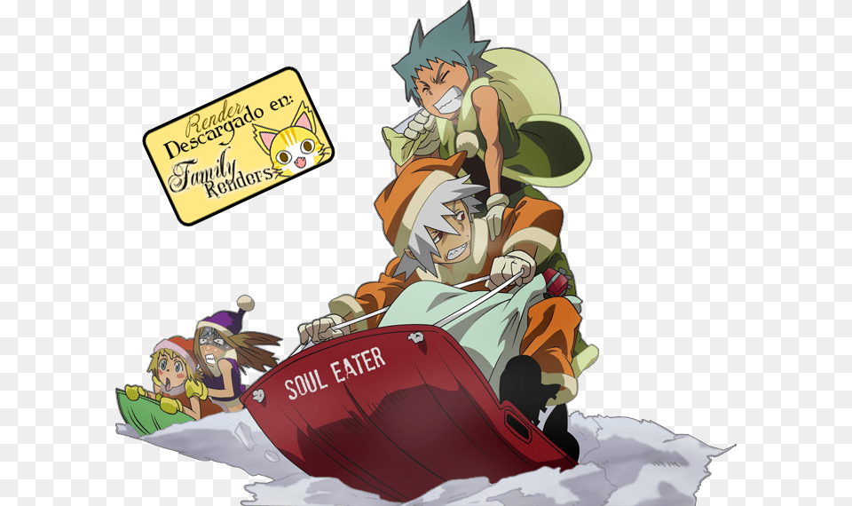 Soul Eater Merry Christmas, Book, Comics, Publication, Baby Free Png