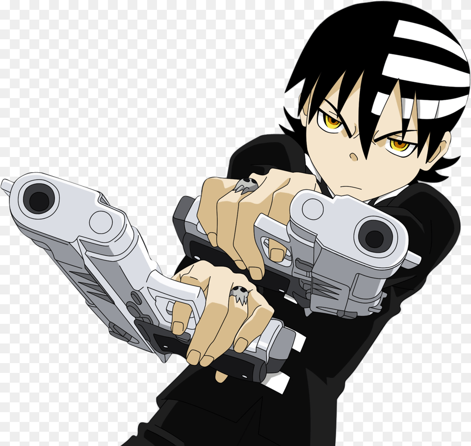 Soul Eater Wiki Soul Eater Death The Kid, Book, Comics, Publication, Face Free Png Download