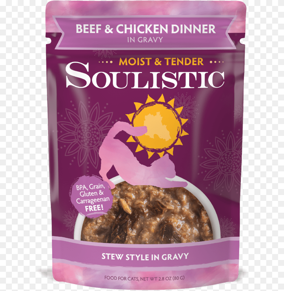 Soul Moist Tender Beef Chicken Soulistic Duck And Tuna Dinner Pate, Breakfast, Food, Oatmeal Png Image
