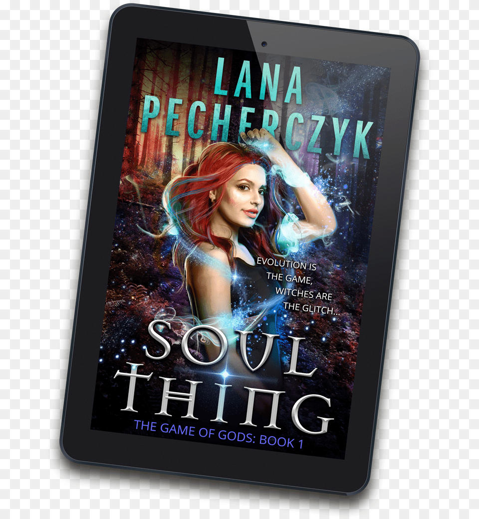 Soul Thing E Reader Book, Publication, Adult, Person, Female Png Image