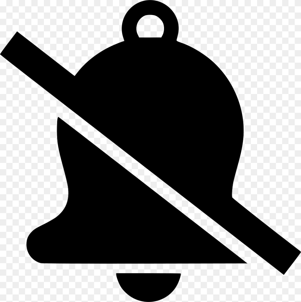Sound Bell Alarm Tolling Notification Muted Silence, Silhouette, Stencil, Device, Grass Free Transparent Png