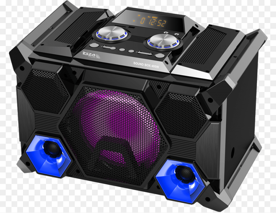 Sound Box 400w With Usb Sd Fm U0026 Bluetooth Systme Audio Portable, Electronics, Stereo, Speaker Png Image