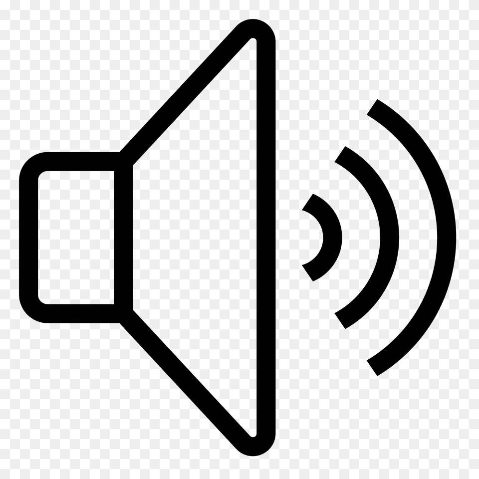 Sound Icon, Gray Free Png Download