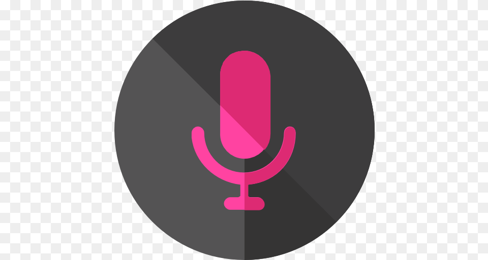 Sound Microphone Radio Technology Voice Recorder Round Icon, Disk Png Image