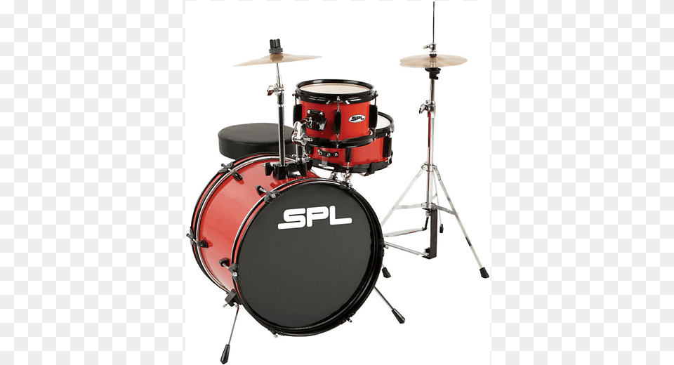 Sound Percussion Labs Lil Kicker 3 Piece Jr Pulse 3 Piece Deluxe Junior Drum Set Bright Red, Musical Instrument Png