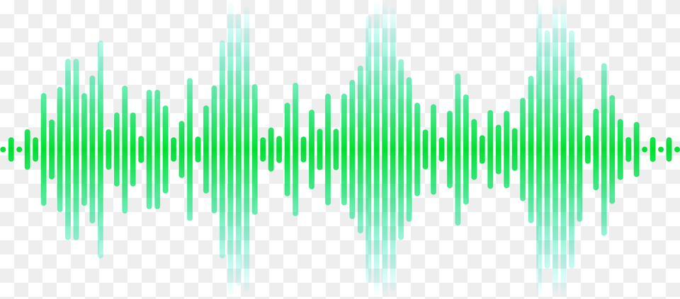 Sound Pixel Wave Transparent Sound Wave, Green Png Image