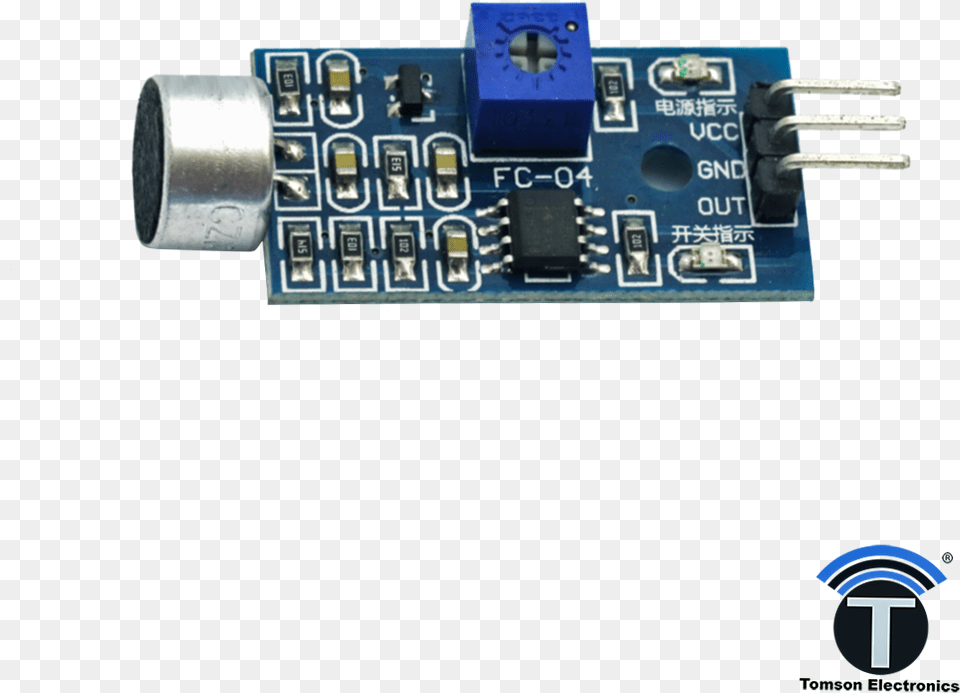 Sound Sensor Sound, Electronics, Hardware, Printed Circuit Board, Machine Png Image