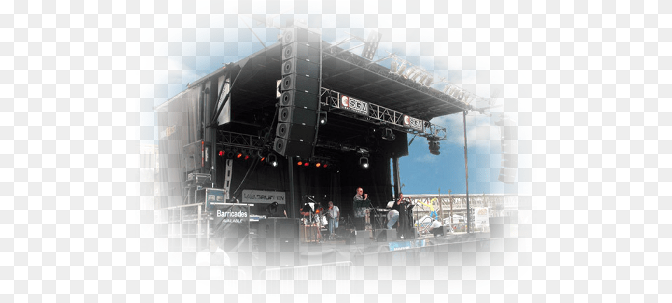 Sound Stage And Lighting For Tribute Band Concerts Band Sound Stage, Person Free Png Download