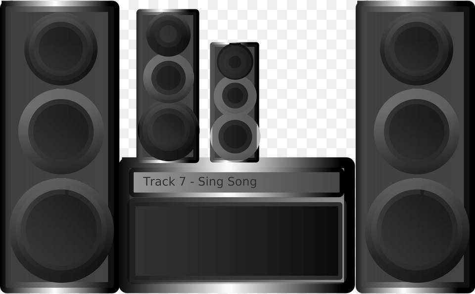 Sound System Clipart, Electronics, Speaker, Home Theater Png