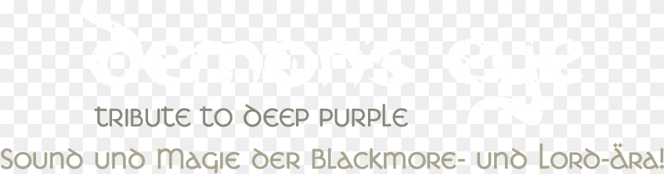 Sound Und Magie Der Blackmore Und Lord Ra Von Deep Calligraphy, Text, Logo Png Image