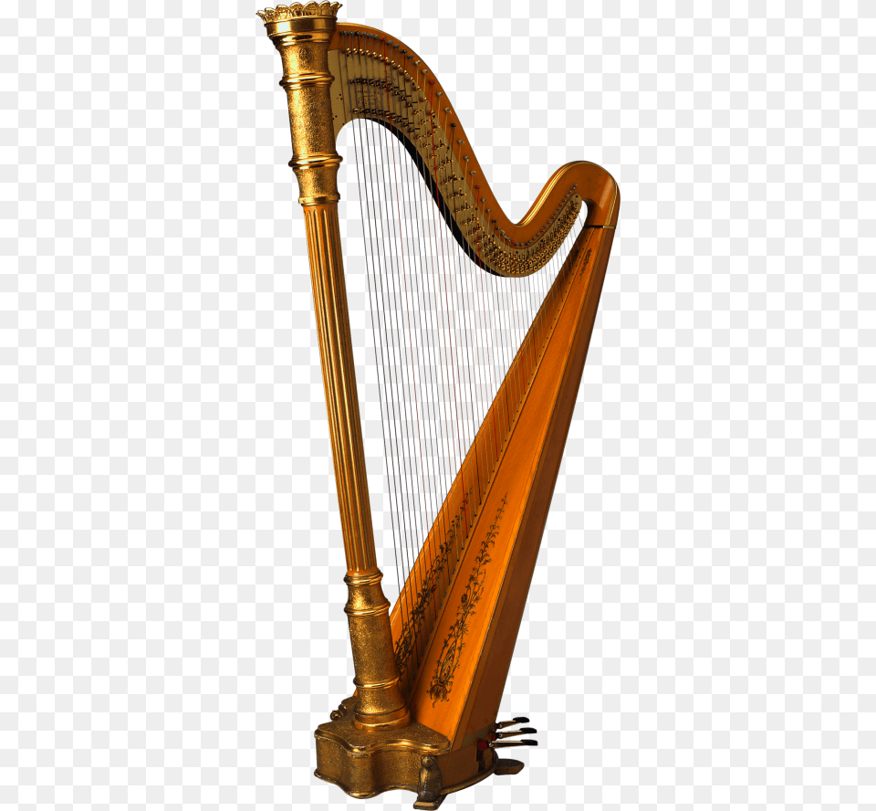 Soundboard Clipart Harp, Musical Instrument Free Transparent Png