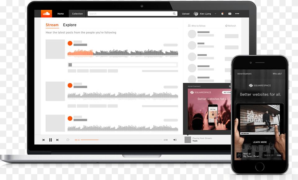 Soundcloud Audio Southern Cross Austereo Portable Network Graphics, Adult, Phone, Person, Mobile Phone Free Transparent Png