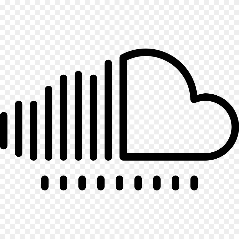 Soundcloud Icon, Gray Png