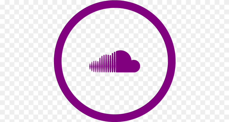 Soundcloud Icon Social Media Soundcloud Icon, Purple, Disk Free Png