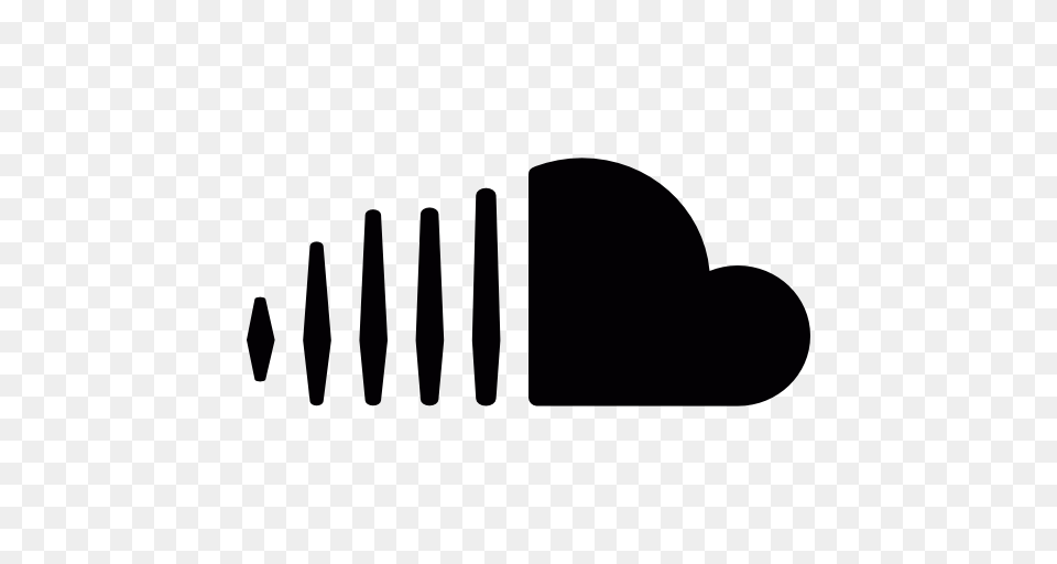 Soundcloud Logo, Stencil, Silhouette Free Png