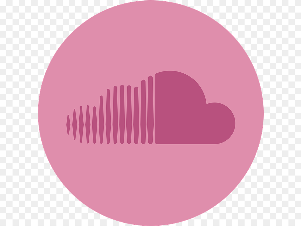 Soundcloud Logo Icon Vector Graphic On Pixabay Soundcloud Cartoon Logo Pink, Disk Free Png
