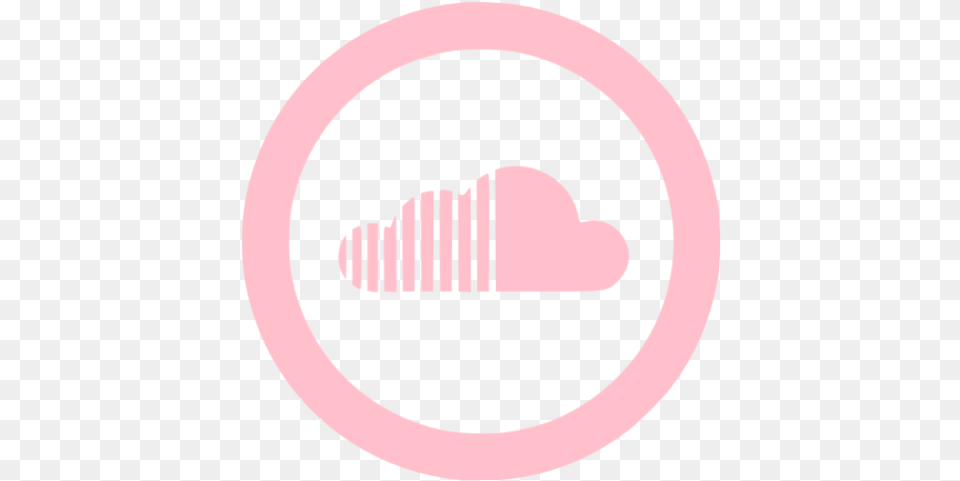 Soundcloud Pink Soundcloud Logo, Sticker, Disk Free Transparent Png