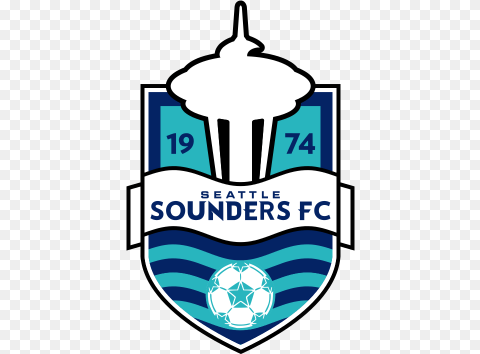Sounders Seattle Sounders Fc Logo Concept, Badge, Symbol, Ball, Football Free Png Download