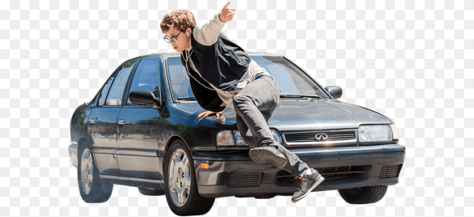 Soundtrack To Crime Baby Driver Car Full Baby Driver Edgar Wright Cameo, Alloy Wheel, Vehicle, Transportation, Tire Free Transparent Png
