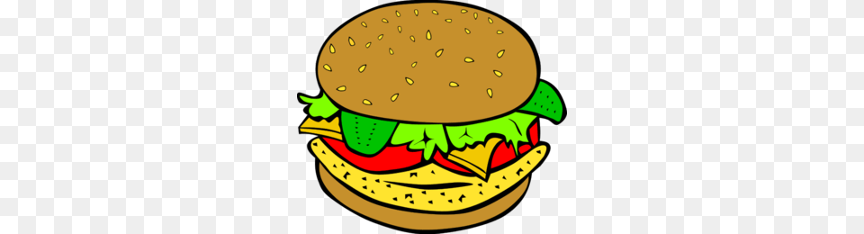 Soup And Sandwich Clip Art, Burger, Food Free Transparent Png