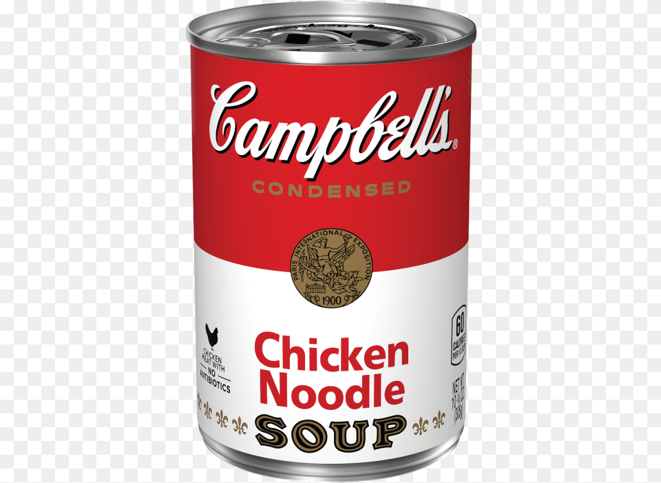 Soup Can Campbell39s Chicken Noodle Soup, Tin, Aluminium, Canned Goods, Food Free Png