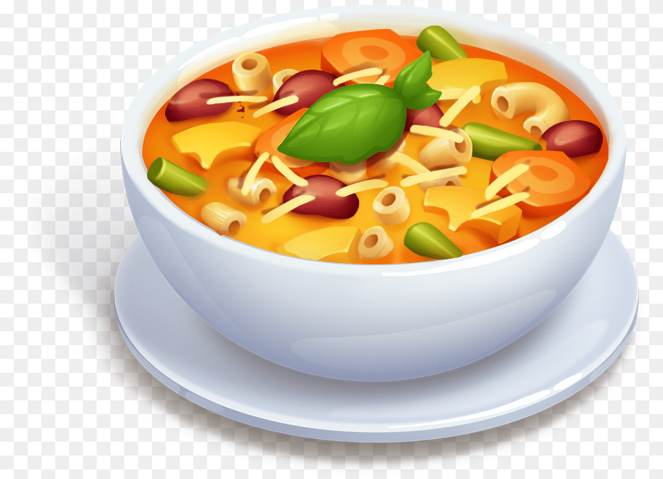 Soup Clipart Minestrone Soup Asian Soups, Birthday Cake, Soup Bowl, Pasta, Meal Free Png