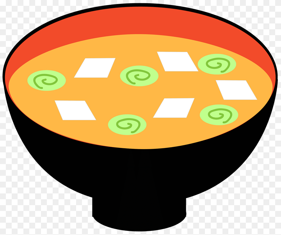 Soup In A Bowl Clipart, Light, Lighting, Disk Free Png Download