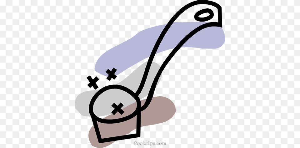 Soup Ladle Royalty Vector Clip Art Illustration, Grass, Plant, Smoke Pipe Free Png