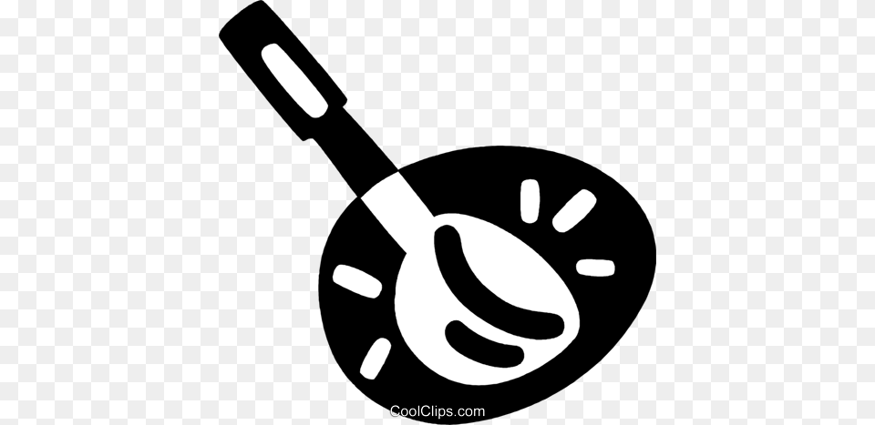 Soup Ladle Royalty Vector Clip Art Illustration, Cooking Pan, Cookware, Frying Pan, Smoke Pipe Free Transparent Png