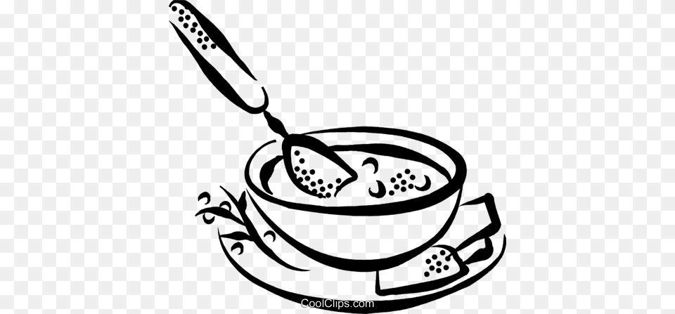 Soup Royalty Free Vector Clip Art Illustration, Spoon, Cutlery, Food, Meal Png Image