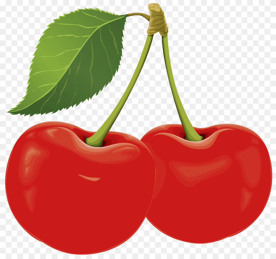 Sour Cherry Clip Art, Food, Fruit, Plant, Produce Png