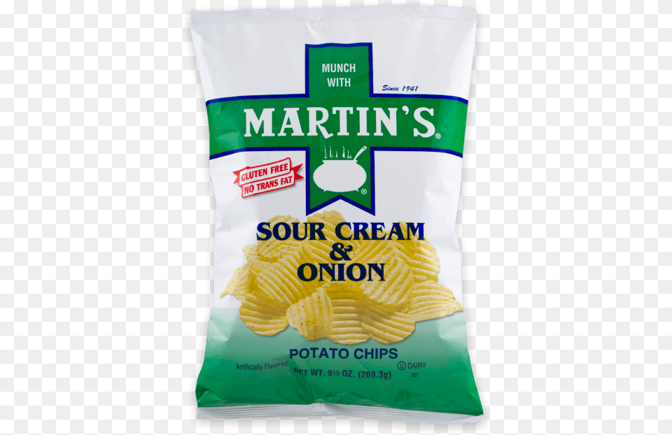 Sour Cream Amp Onion Potato Chips Martin39s Sour Cream Amp Onion Potato Chips 95 Ounces, Food Free Transparent Png