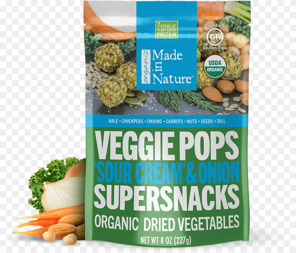 Sour Cream Amp Onion Veggie Pops Organic Snacks Walmart, Advertisement, Poster, Food, Produce Png