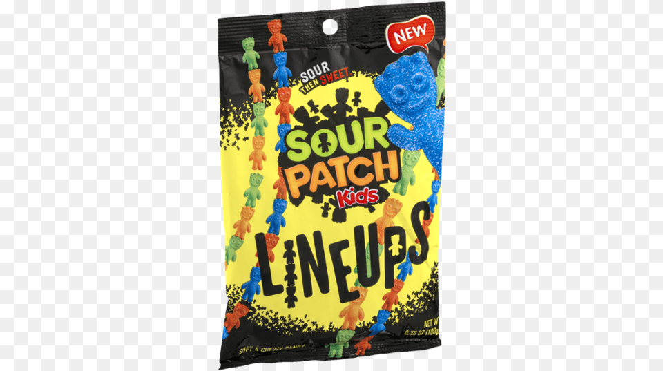 Sour Patch Chewy Lineups Candy 635 Oz, Advertisement, Poster, Food, Dessert Free Png Download