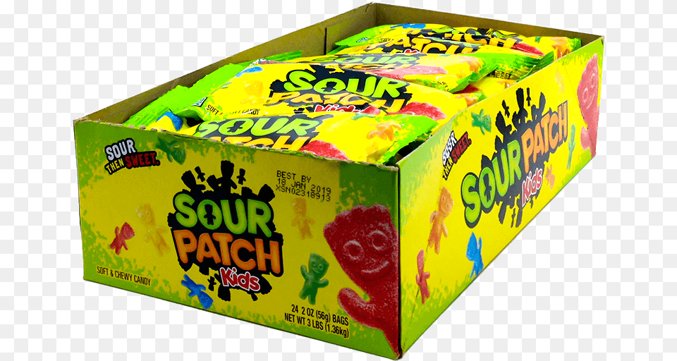 Sour Patch Kids, Food, Sweets, Gum, Box Free Png Download