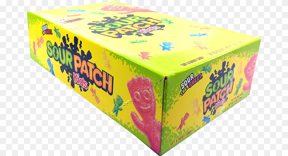 Sour Patch Kids Sour Patch Kids Box, Gum, Food, Sweets Png Image
