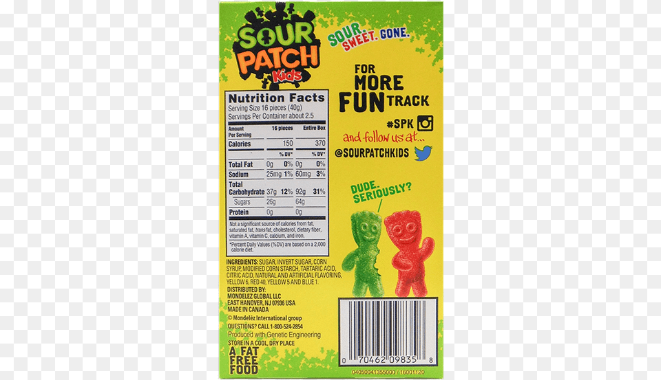 Sour Patch Kids Theater Box 35oz Sour Patch Kids Ingredients, Advertisement, Poster, Text Free Png Download