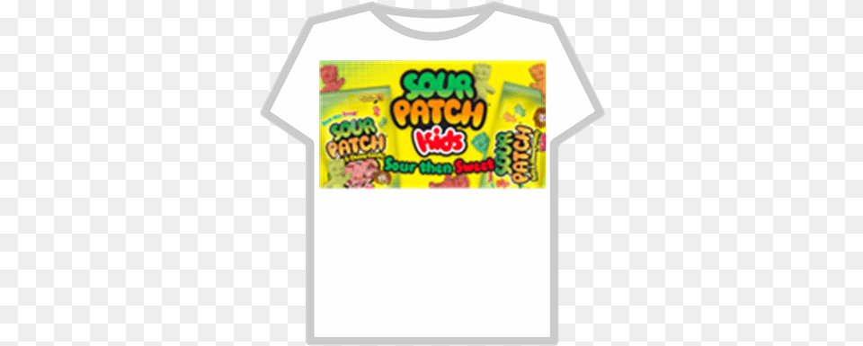 Sour Patch Kids Then Sweet Admin Vip Roblox Sour Patch Kids, Clothing, T-shirt, Food, Sweets Free Png