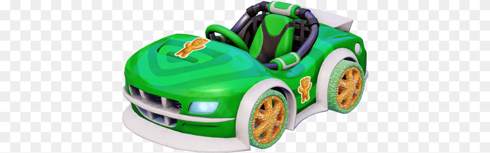 Sour Patch Kidstrident X Crash Team Racing Nitro Fueled Sports Car, Buggy, Vehicle, Transportation, Kart Png Image