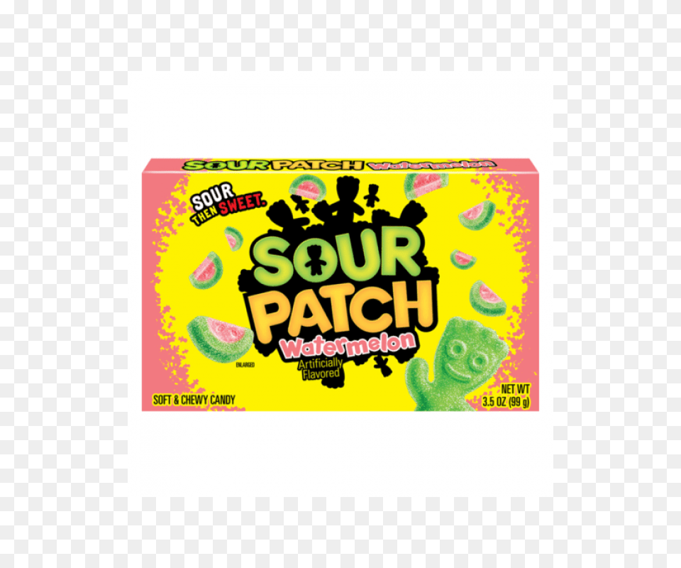 Sour Patch Watermelon Theatre Box, Gum Free Transparent Png