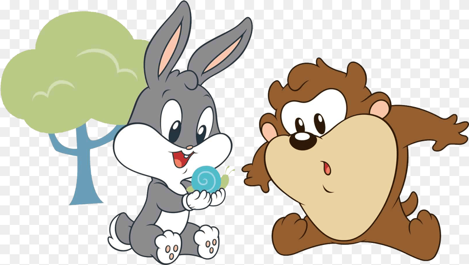 Source Bugs Bunny Taz Baby, Cartoon, Animal, Bear, Mammal Free Png Download