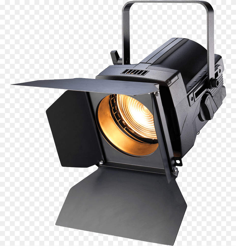 Source Four Fresnel Fresnel Light With Barn Doors, Lighting, Spotlight Png Image