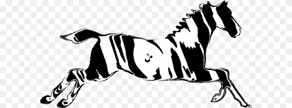 Source Gimpchat Com Report Zebra Silhouette Illustration, Stencil, Animal, Colt Horse, Horse Free Png Download