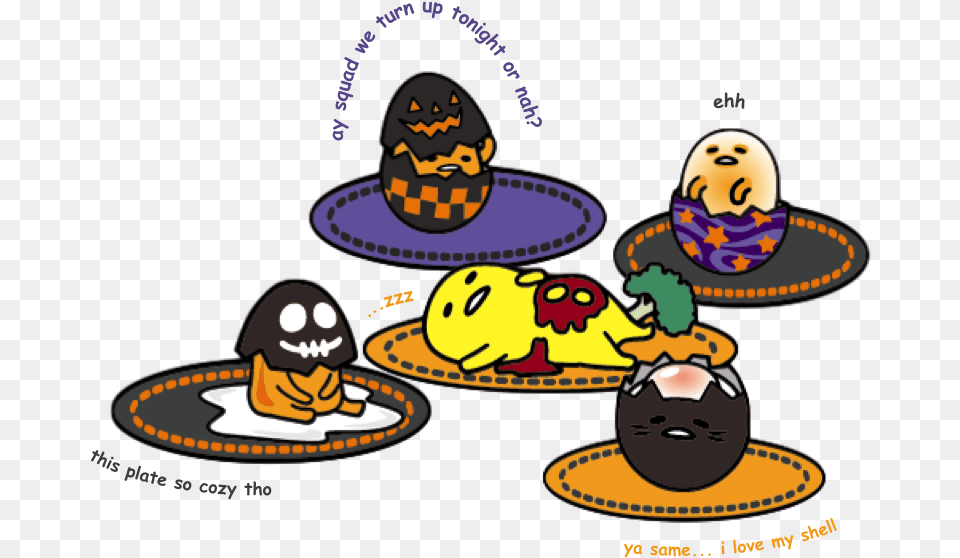 Source Gudetama The Lazy Egg Halloween Sanrio Gudetama Gudetama Halloween, Baby, Clothing, Hat, Person Png Image