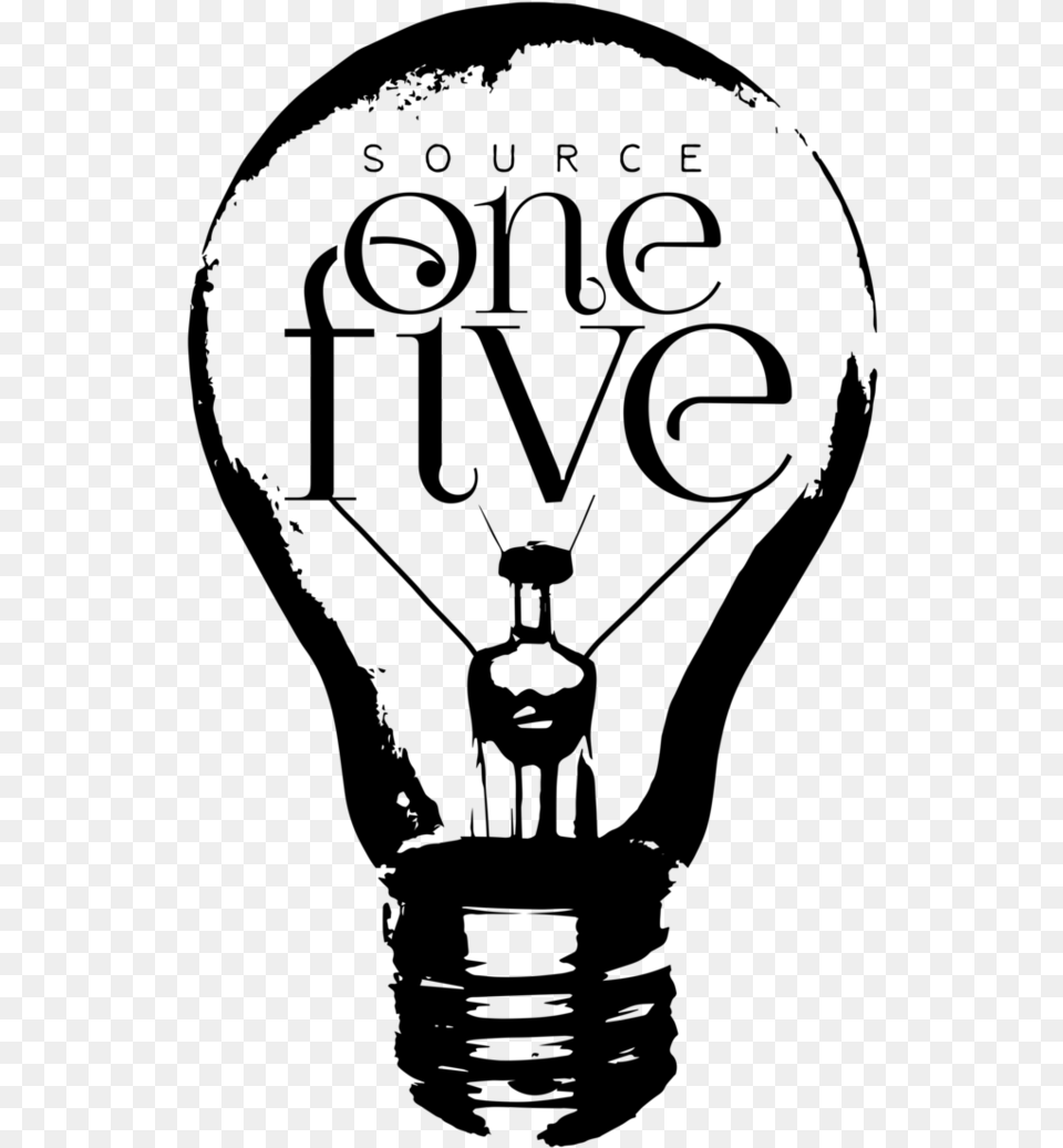 Source One Five Logo Banner, Gray Png Image