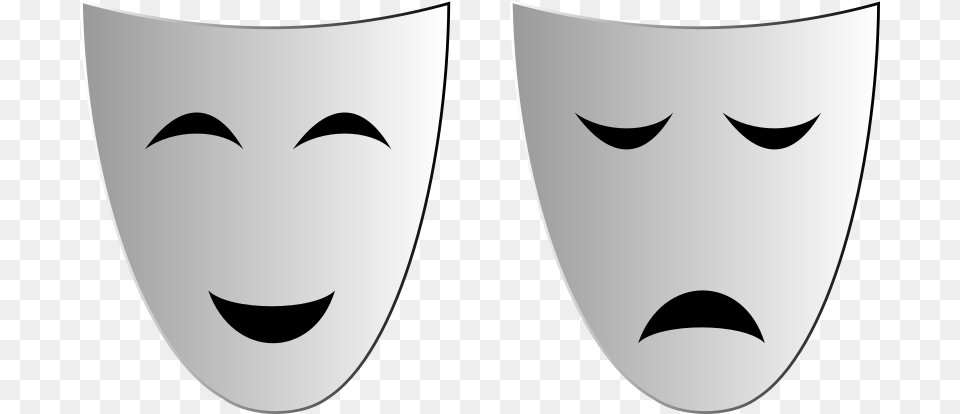 Source Openclipart Org Report Theater Masks Mascara De Cara Feliz, Stencil, Face, Head, Person Free Png