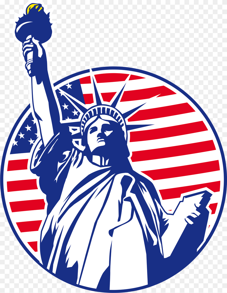 Source Webstickersmuraux Com Report Statue Liberty Statue Vector, Adult, Man, Male, Person Free Png Download