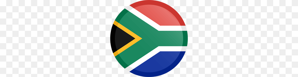 South Africa Flag Clipart, Logo, Disk Free Png Download